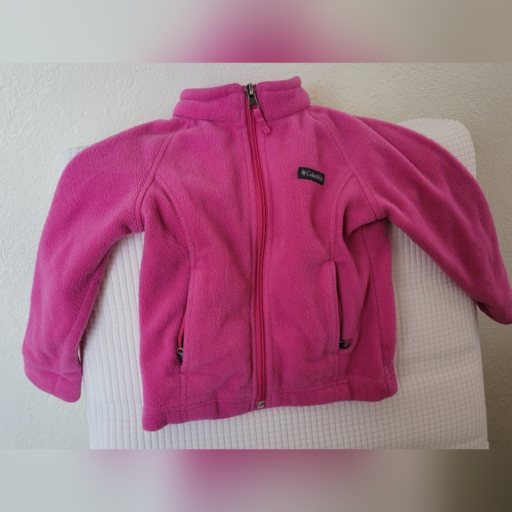 Columbia| Toddler Vibrant Pink Fleece Jacket